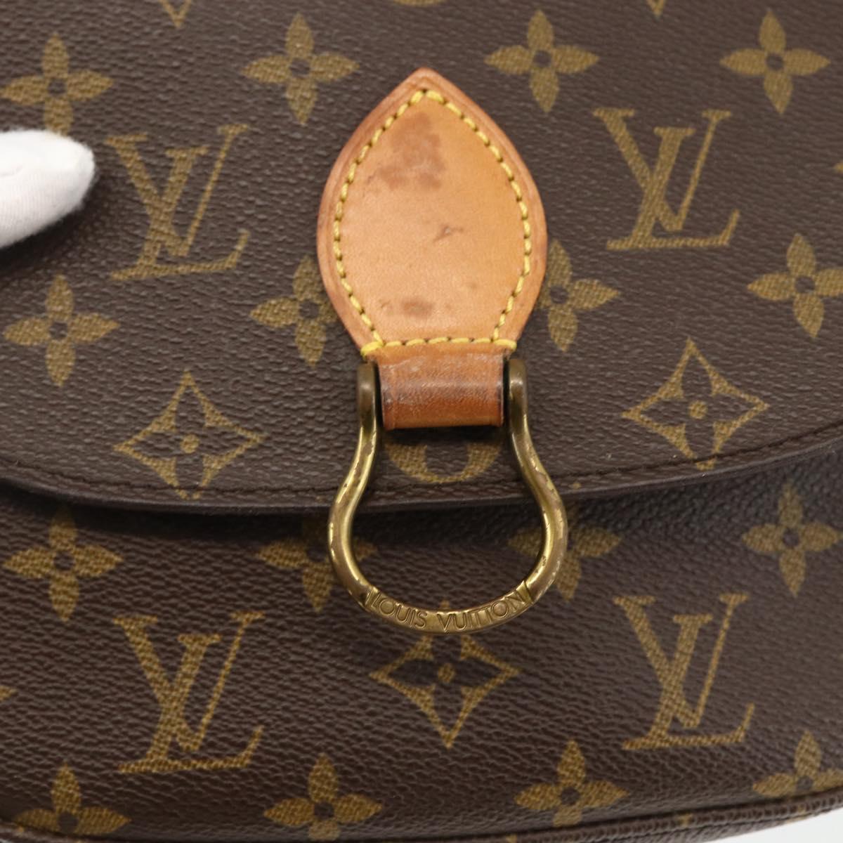 LOUIS VUITTON Monogram Saint Cloud MM Shoulder Bag M51243 LV Auth ep13805