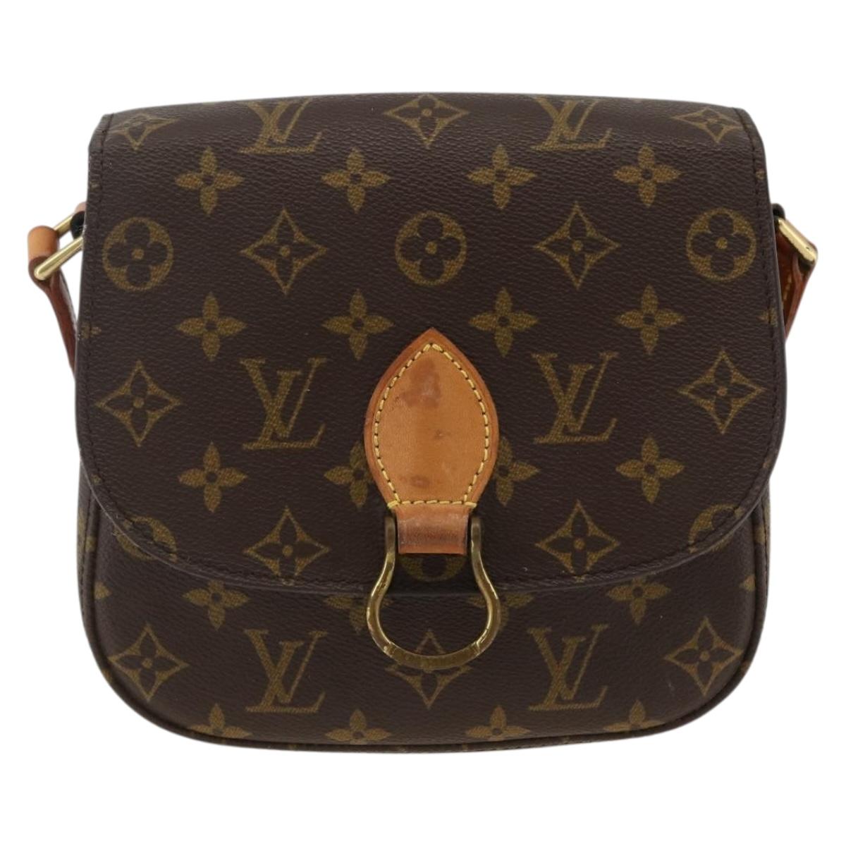 LOUIS VUITTON Monogram Saint Cloud MM Shoulder Bag M51243 LV Auth ep13805