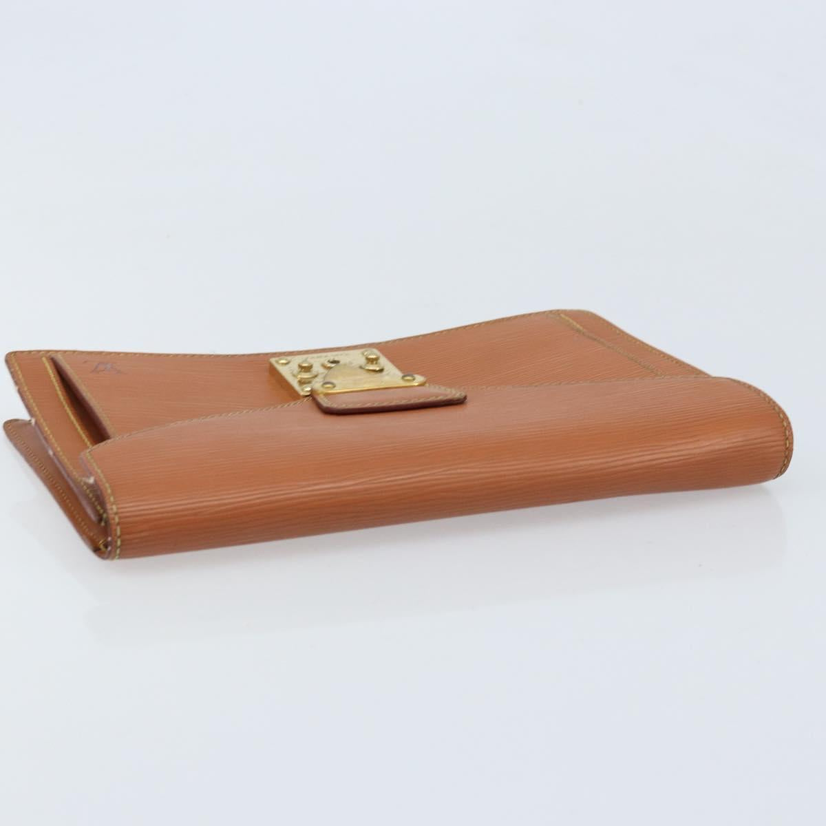 LOUIS VUITTON Epi Serie Dragonne Hand Bag Beige LV Auth ep13806