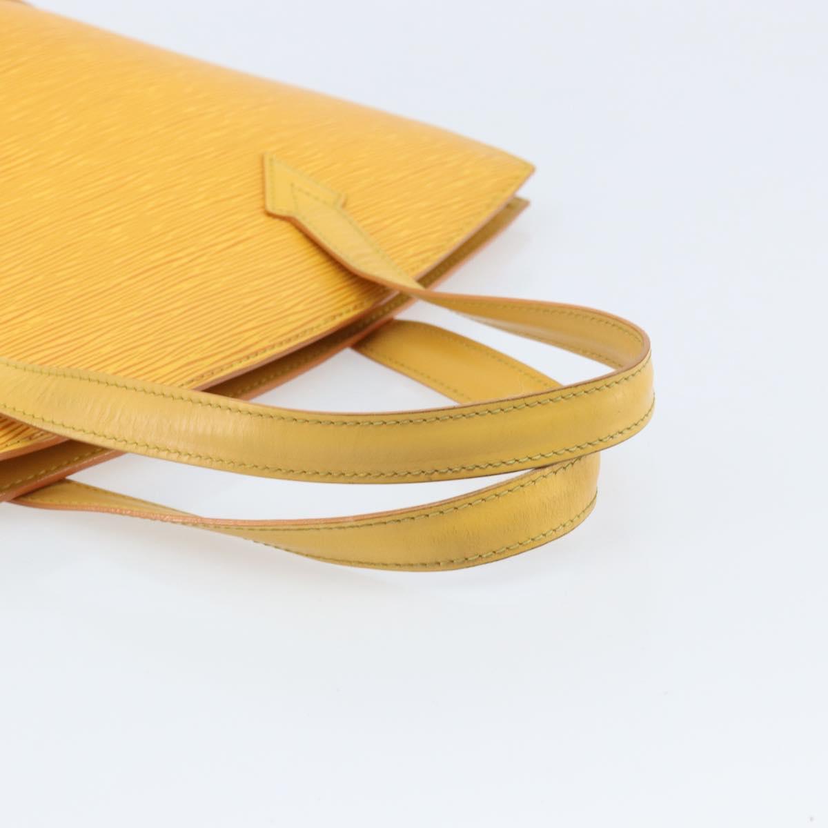 LOUIS VUITTON Epi Saint Jacques Shopping Bag Yellow M52269 LV Auth ep13813