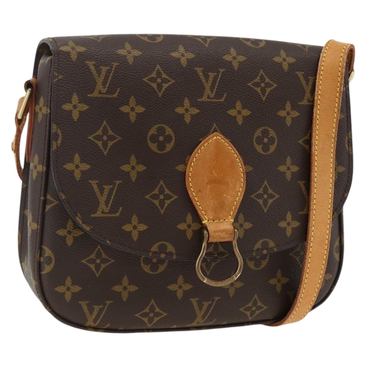 LOUIS VUITTON Monogram Saint Cloud GM Shoulder Bag M51242 LV Auth ep13816