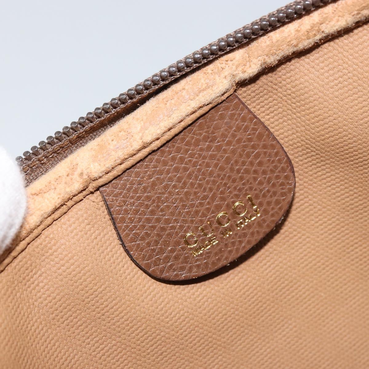GUCCI GG Supreme Shoulder Bag PVC Beige Gold 007 14 6428 Auth ep13817
