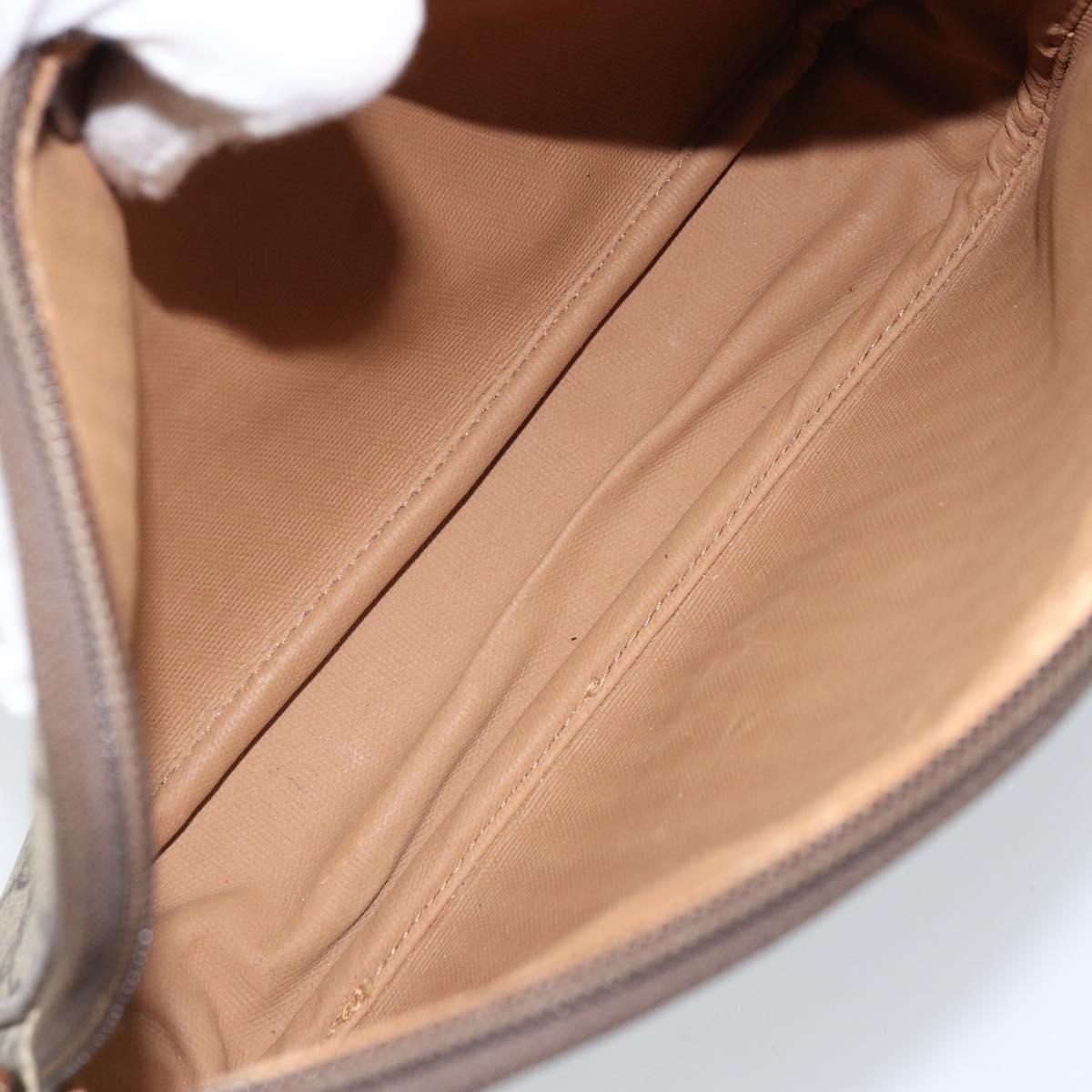 GUCCI GG Supreme Shoulder Bag PVC Beige Gold 007 14 6428 Auth ep13817