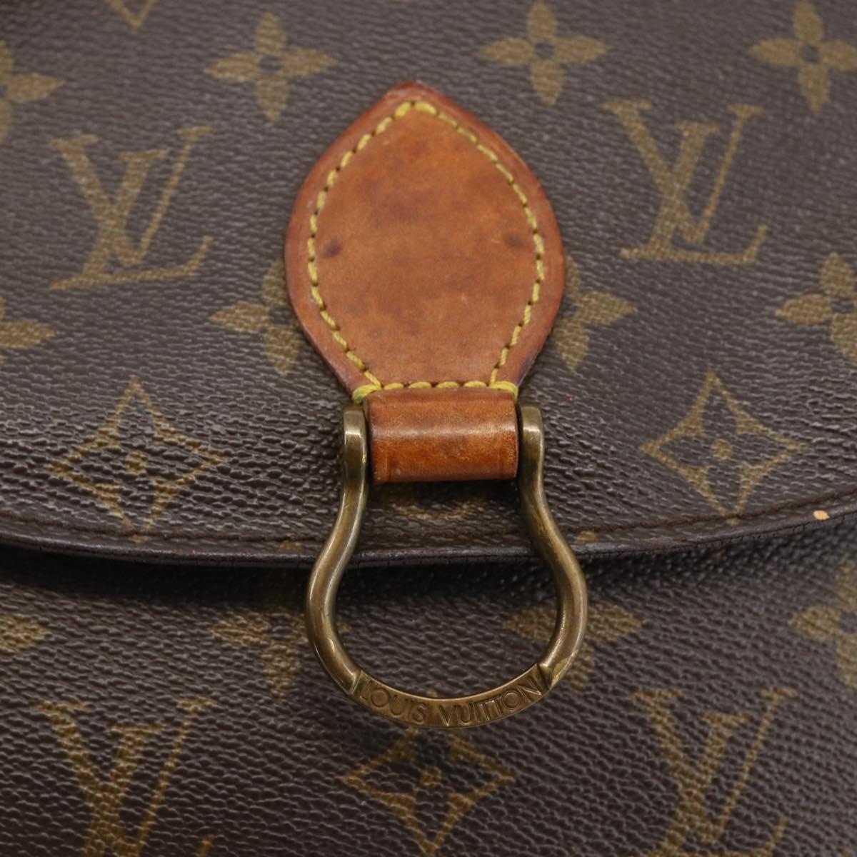 LOUIS VUITTON Monogram Saint Cloud MM Shoulder Bag M51243 LV Auth ep13830