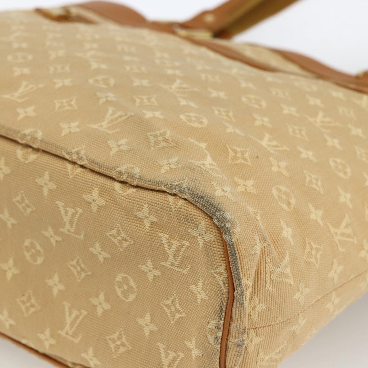 LOUIS VUITTON Monogram Mini Lucille PM Hand Bag Beige M92684 LV Auth ep13835A