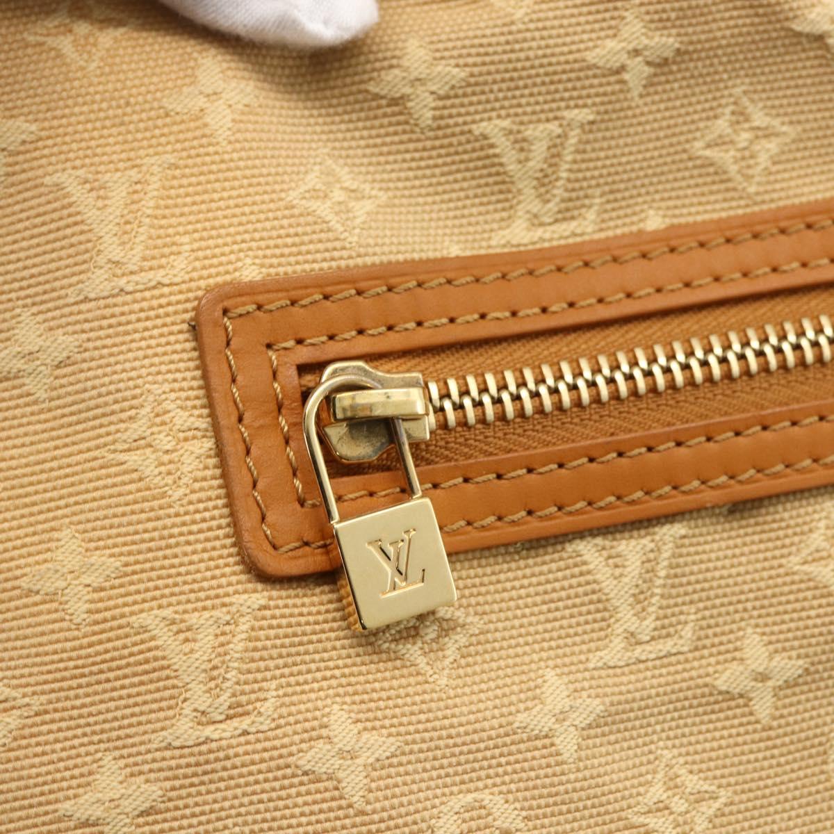 LOUIS VUITTON Monogram Mini Lucille PM Hand Bag Beige M92684 LV Auth ep13835A