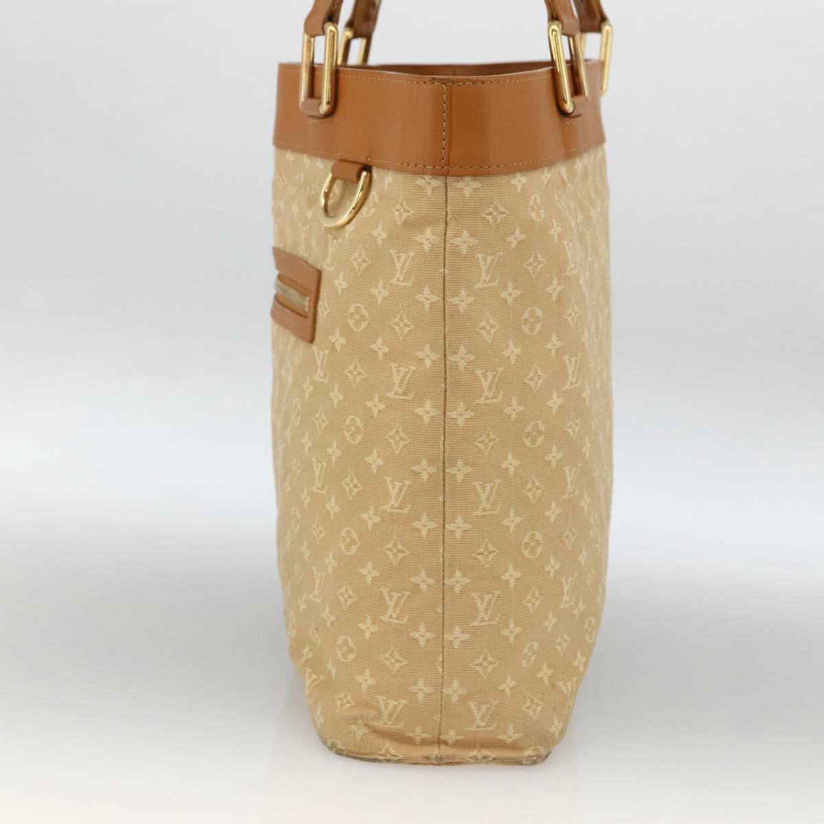 LOUIS VUITTON Monogram Mini Lucille PM Hand Bag Beige M92684 LV Auth ep13835A