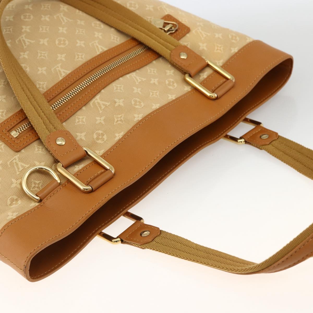 LOUIS VUITTON Monogram Mini Lucille PM Hand Bag Beige M92684 LV Auth ep13835A