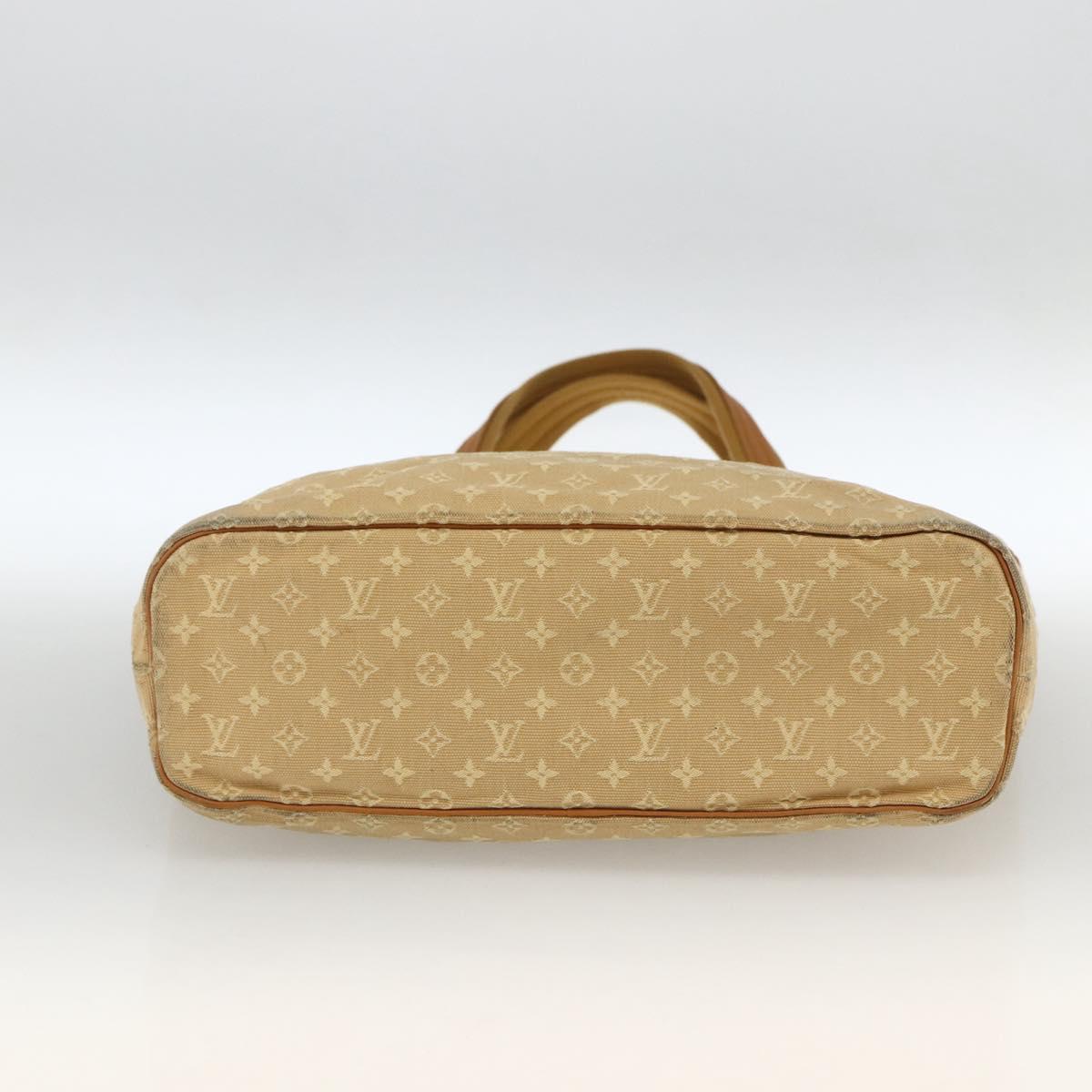 LOUIS VUITTON Monogram Mini Lucille PM Hand Bag Beige M92684 LV Auth ep13835A