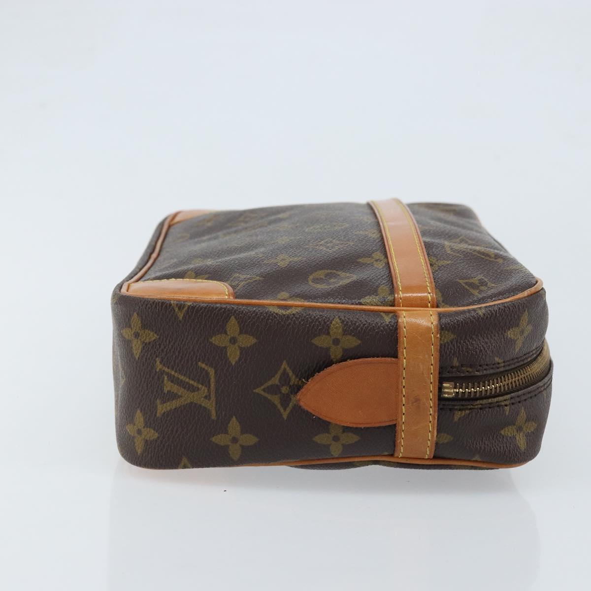 LOUIS VUITTON Monogram Compiegne 28 Clutch Bag M51845 LV Auth ep13837