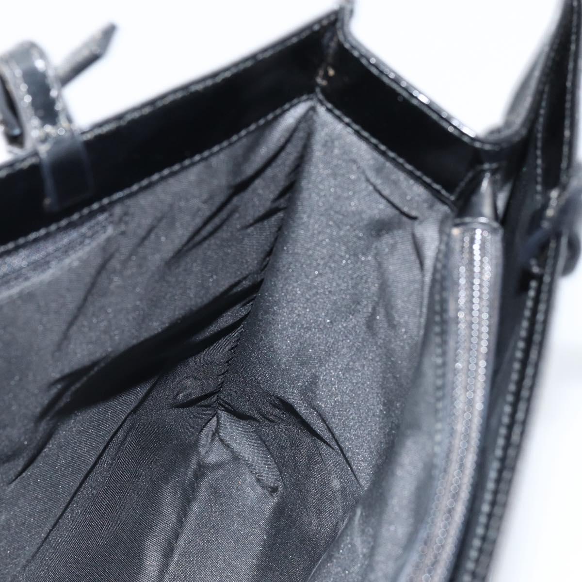 GUCCI GG Canvas Tote Bag Nylon Black Silver 002 1021 Auth ep13839