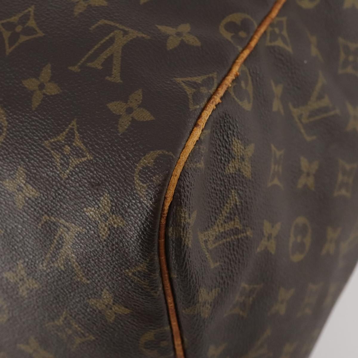 LOUIS VUITTON Monogram Sac Souple 55 Boston Bag M41622 LV Auth ep13844