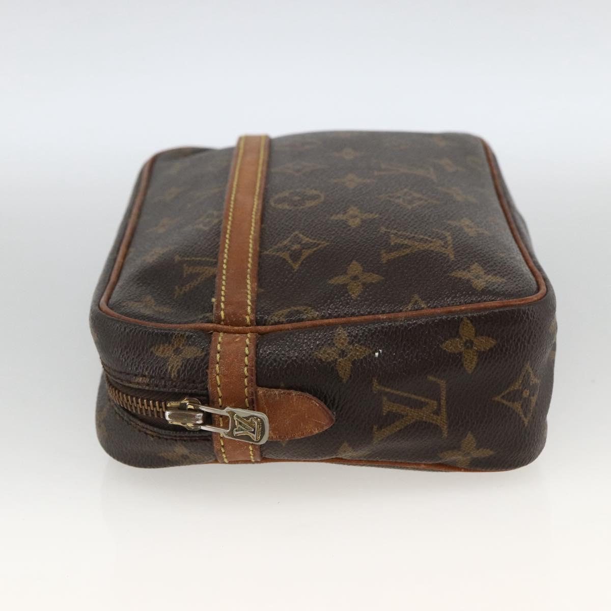 LOUIS VUITTON Monogram Compiegne 23 Clutch Bag M51847 LV Auth ep13850