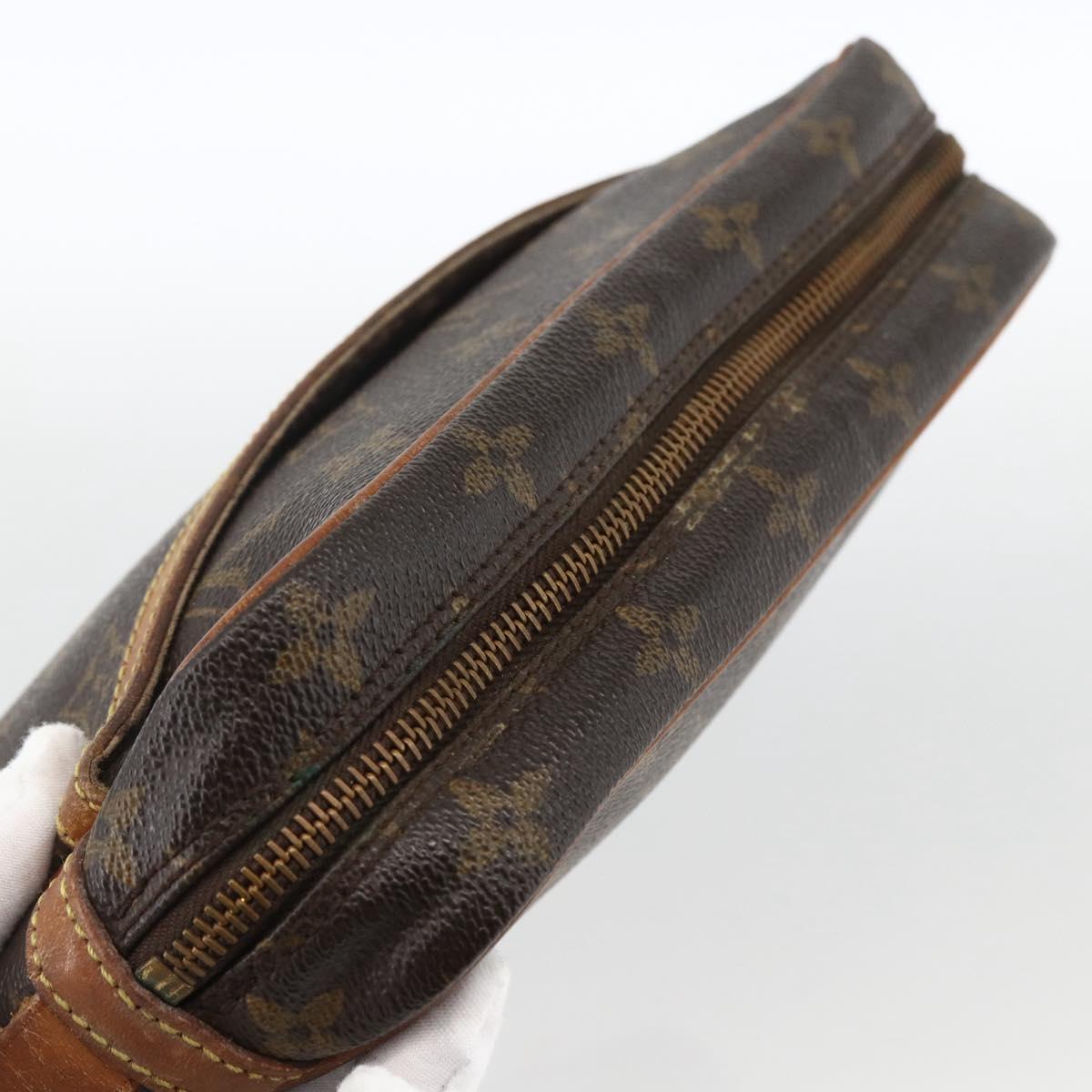 LOUIS VUITTON Monogram Compiegne 23 Clutch Bag M51847 LV Auth ep13850