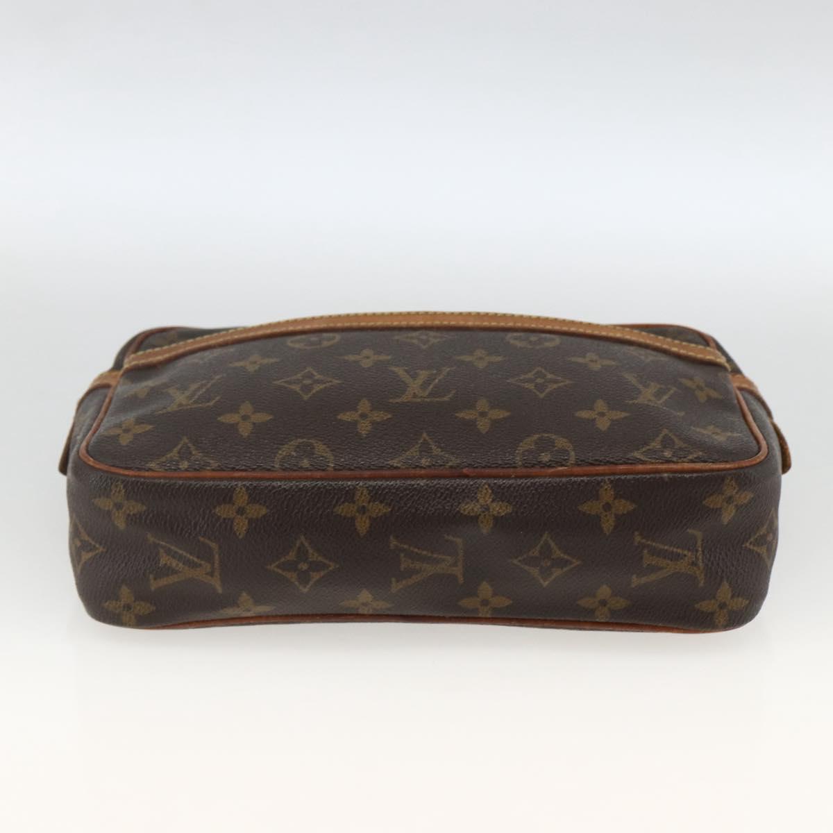 LOUIS VUITTON Monogram Compiegne 23 Clutch Bag M51847 LV Auth ep13850