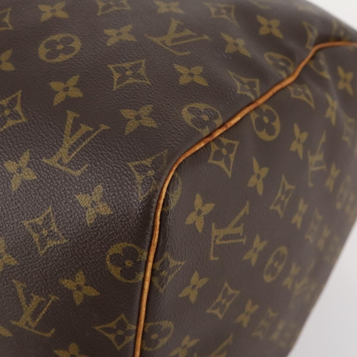 LOUIS VUITTON Monogram Keepall 55 Boston Bag M41424 LV Auth ep13859