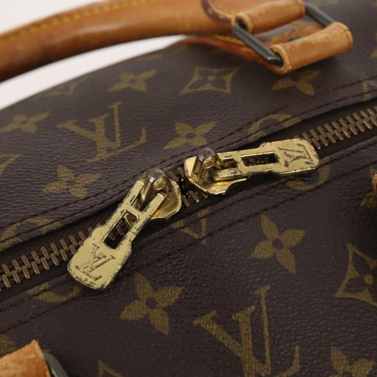 LOUIS VUITTON Monogram Keepall 55 Boston Bag M41424 LV Auth ep13859