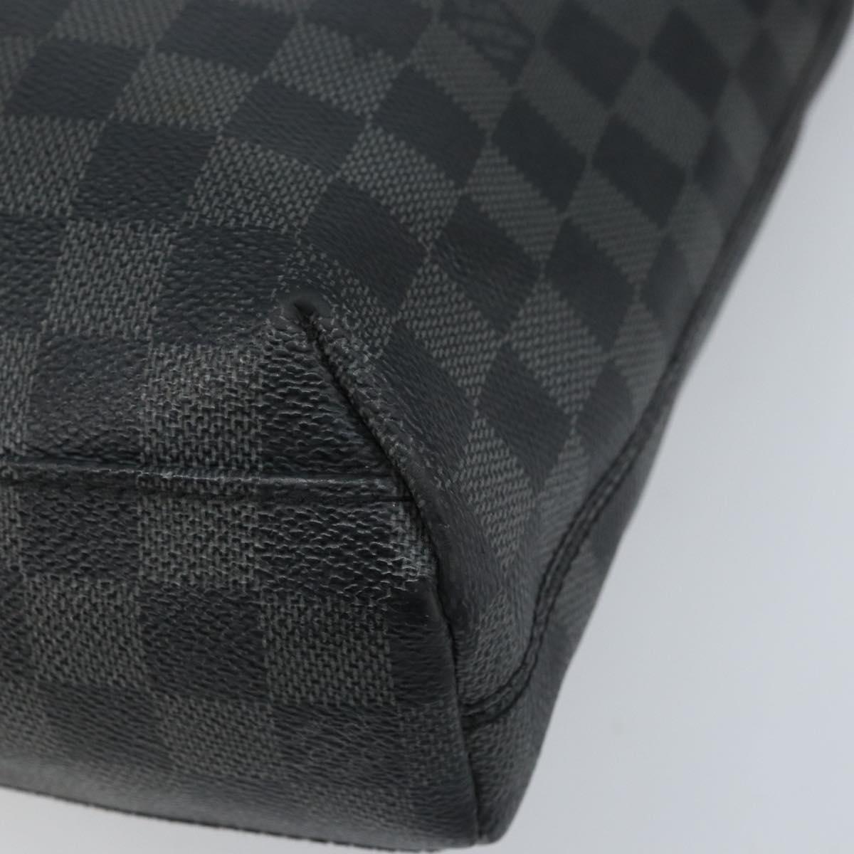 LOUIS VUITTON Damier Graphite Mick MM Shoulder Bag N41106 LV Auth ep13865