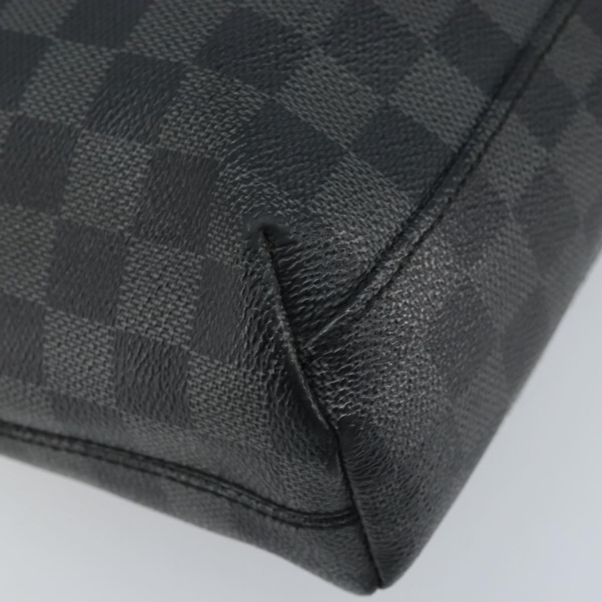 LOUIS VUITTON Damier Graphite Mick MM Shoulder Bag N41106 LV Auth ep13865