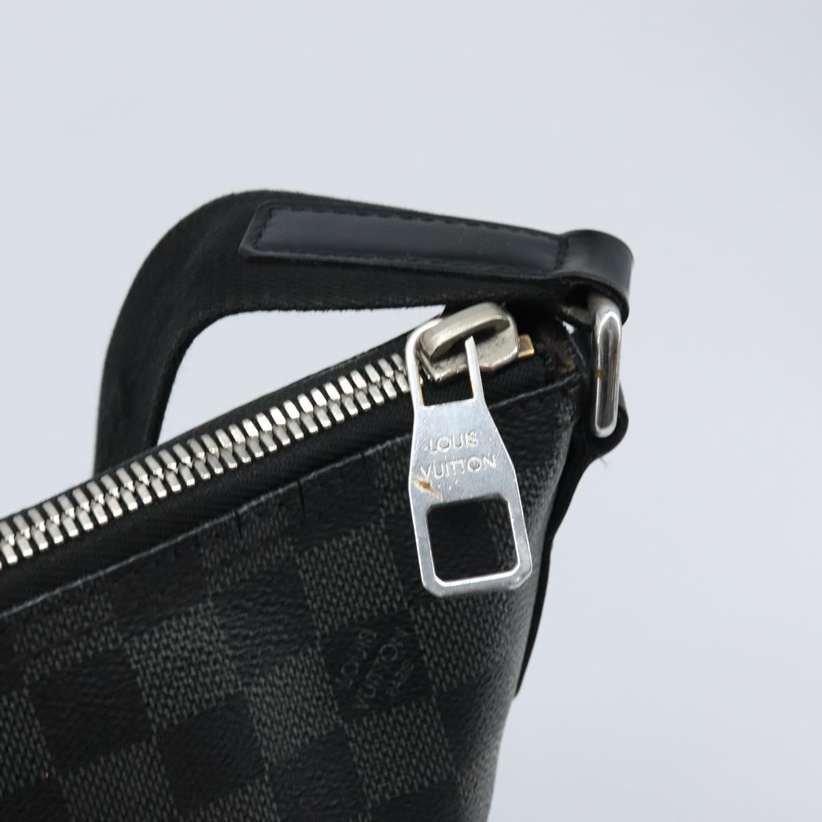 LOUIS VUITTON Damier Graphite Mick MM Shoulder Bag N41106 LV Auth ep13865