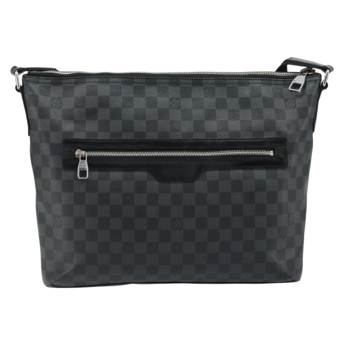 LOUIS VUITTON Damier Graphite Mick MM Shoulder Bag N41106 LV Auth ep13865
