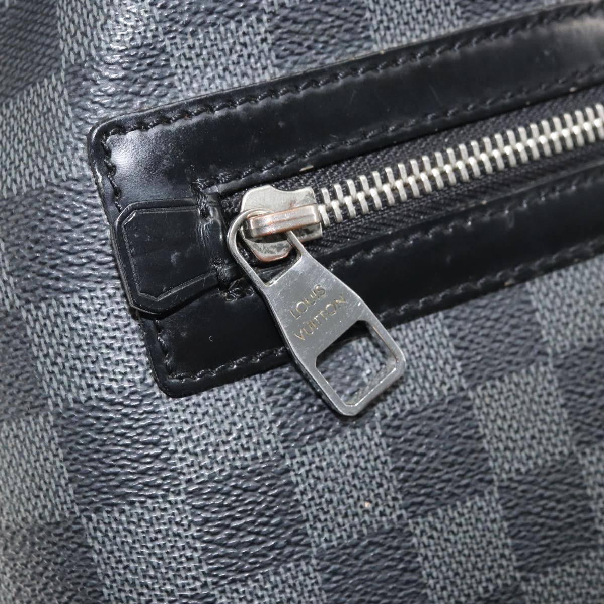 LOUIS VUITTON Damier Graphite Mick MM Shoulder Bag N41106 LV Auth ep13865