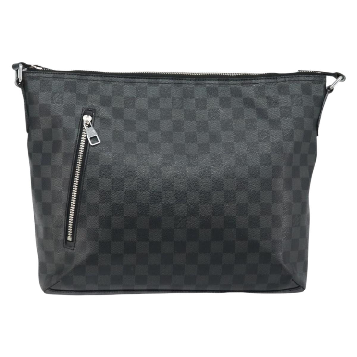LOUIS VUITTON Damier Graphite Mick MM Shoulder Bag N41106 LV Auth ep13865