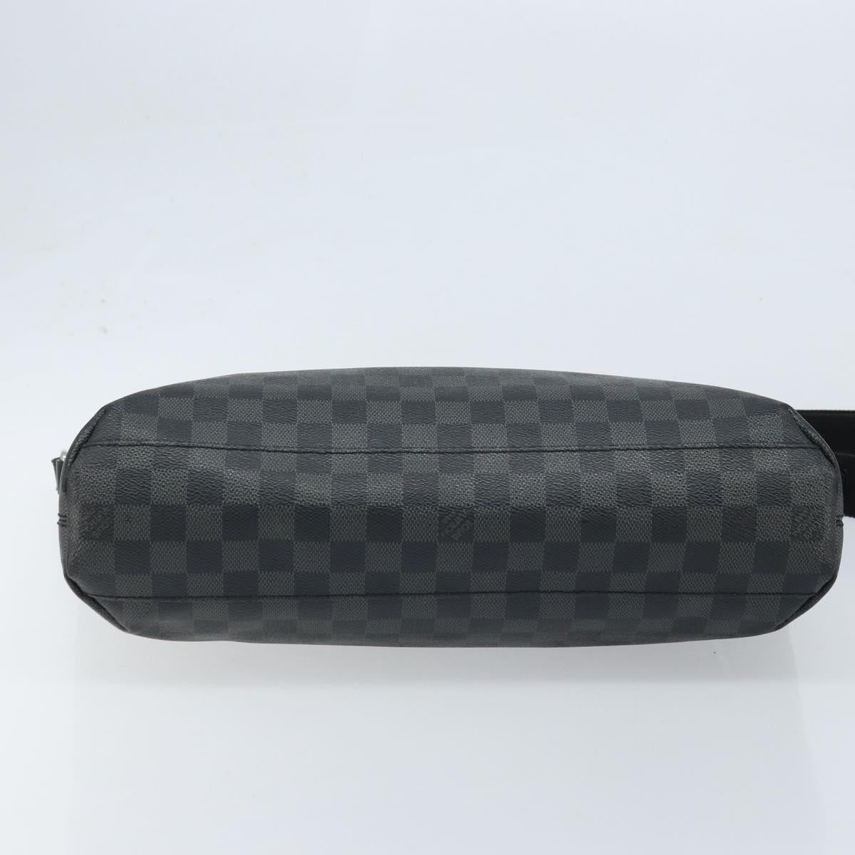 LOUIS VUITTON Damier Graphite Mick MM Shoulder Bag N41106 LV Auth ep13865