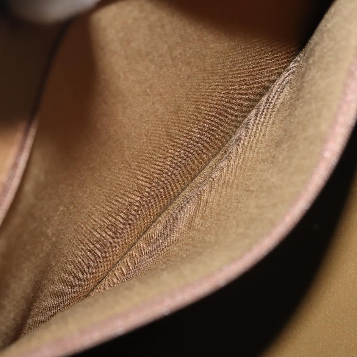 Burberrys Nova Check Boston Bag Canvas 2way Beige Gold Auth ep13867V