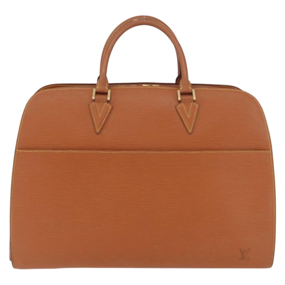 LOUIS VUITTON Epi Sorbonne Hand Bag Zipangu Gold M54518 LV Auth ep13869