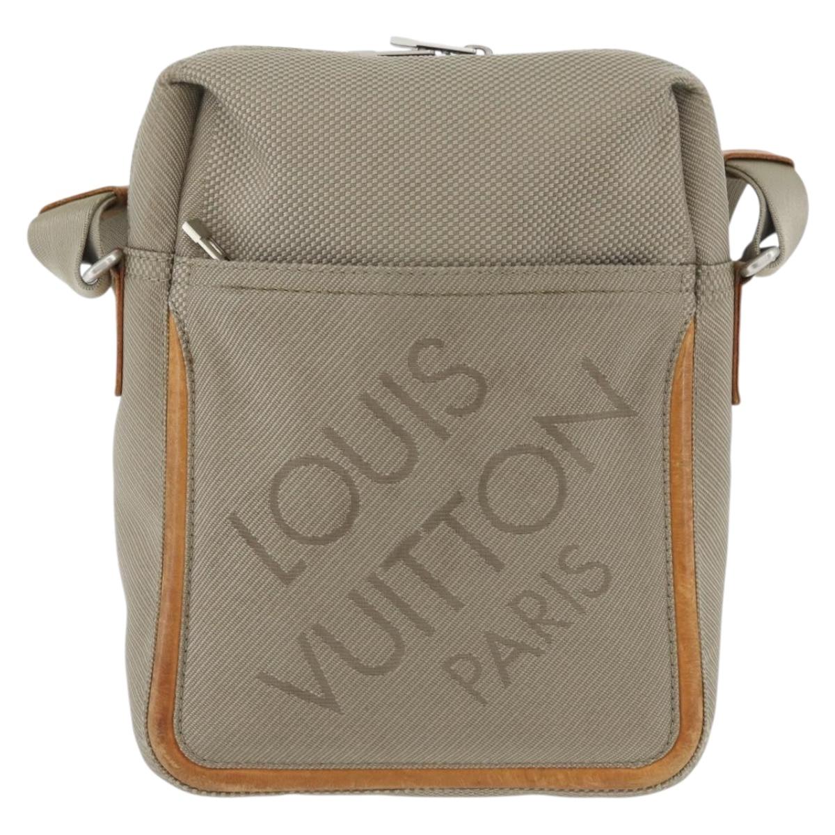 LOUIS VUITTON Damier Geant Sitadan Shoulder Bag Beige Sabre M93041 Auth ep13905