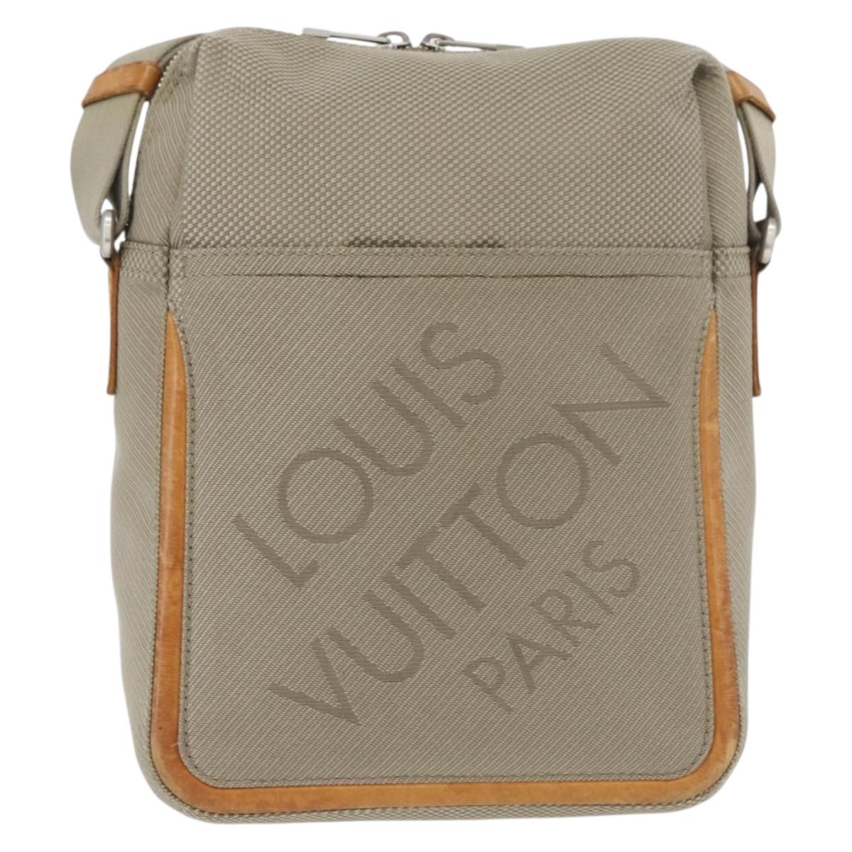 LOUIS VUITTON Damier Geant Sitadan Shoulder Bag Beige Sabre M93041 Auth ep13905