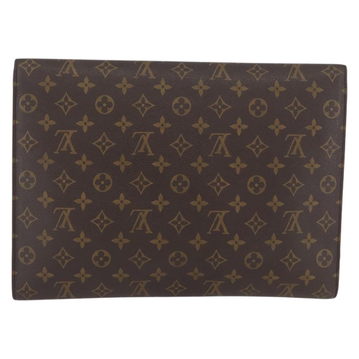 LOUIS VUITTON Monogram Porte Envelope Clutch Bag M51801 LV Auth ep13920