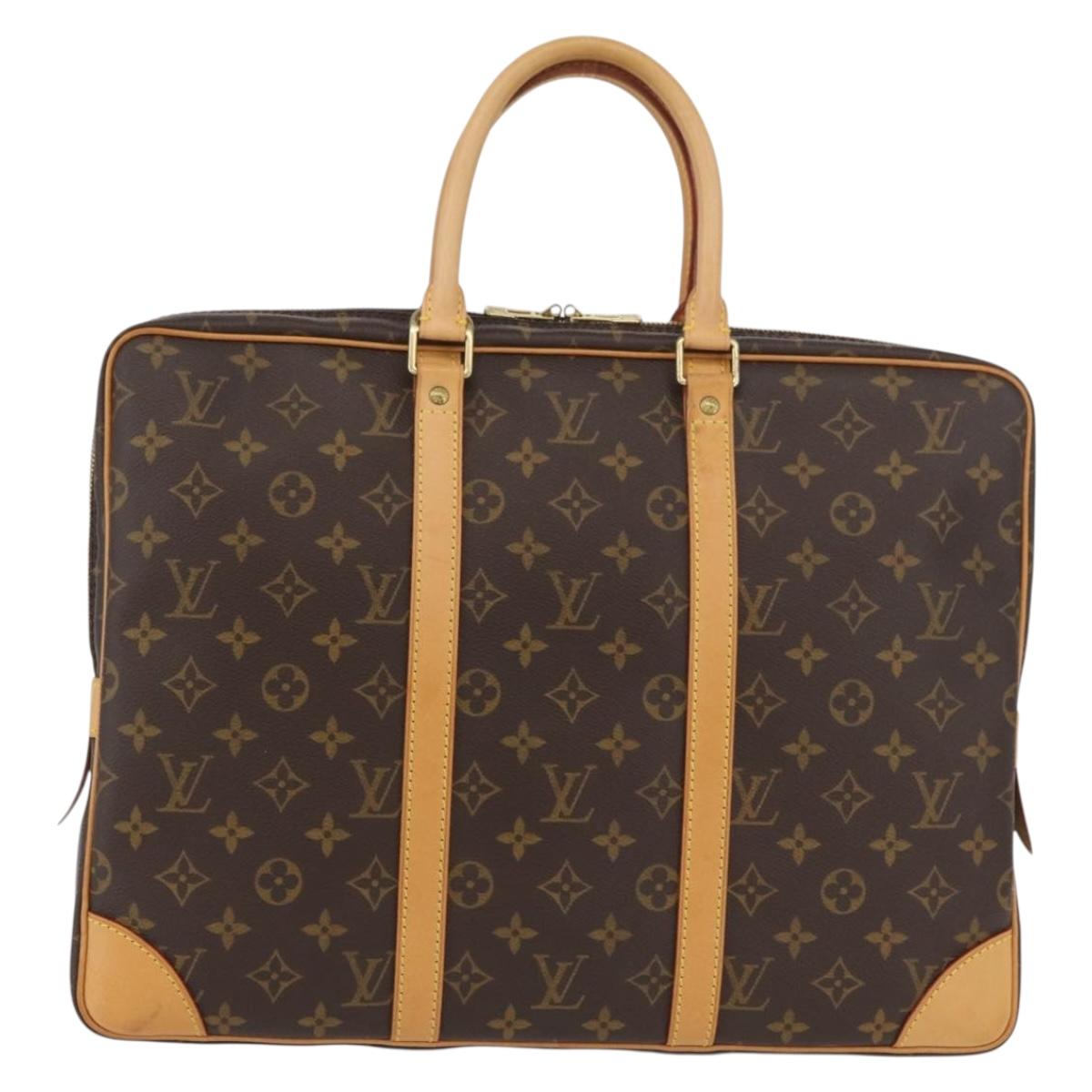 LOUIS VUITTON Monogram Porte Documents Voyage Business Bag M53361 Auth ep13924