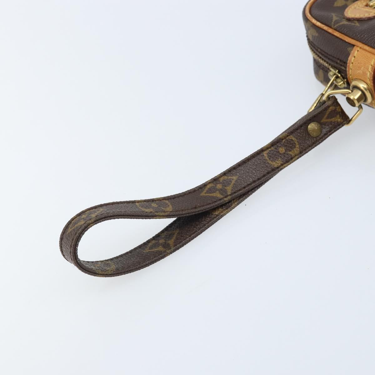 LOUIS VUITTON Monogram Marly Dragonne GM Clutch Bag M51825 LV Auth ep13933