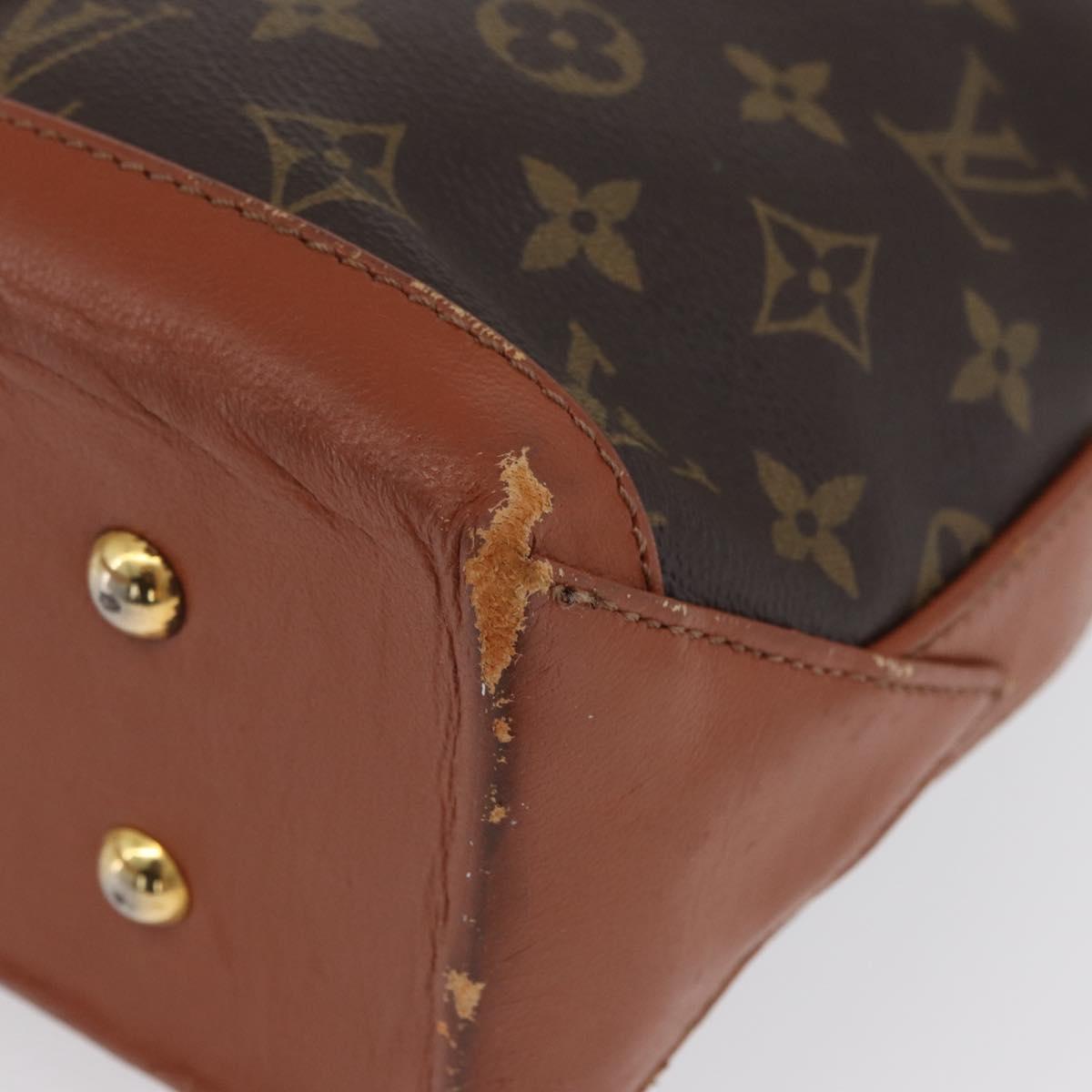 LOUIS VUITTON Monogram Sack Weekend PM Hand Bag M42425 LV Auth ep13954