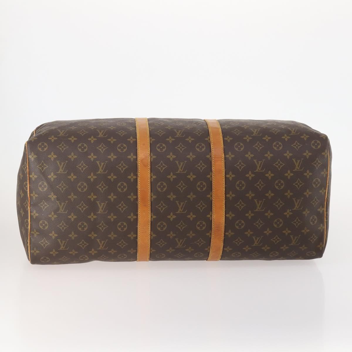 LOUIS VUITTON Monogram Keepall 60 Boston Bag M41422 LV Auth ep13958