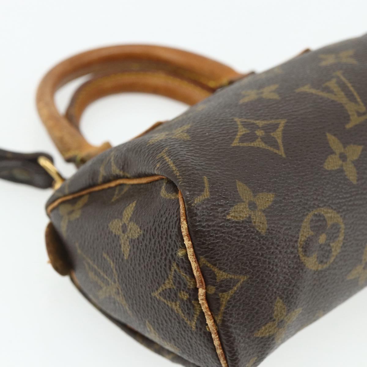 LOUIS VUITTON Monogram Mini Speedy Hand Bag M41534 LV Auth ep13988