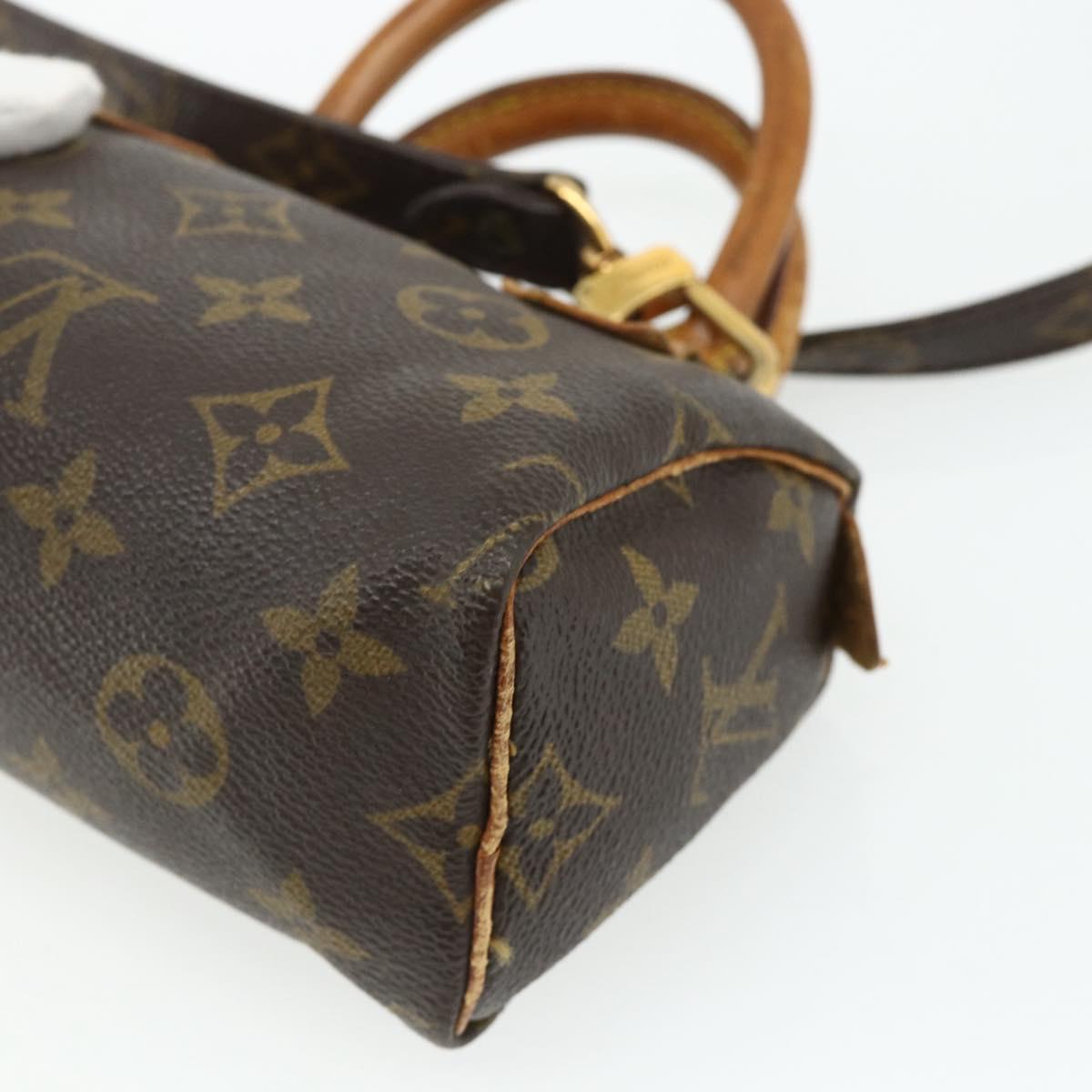 LOUIS VUITTON Monogram Mini Speedy Hand Bag M41534 LV Auth ep13988