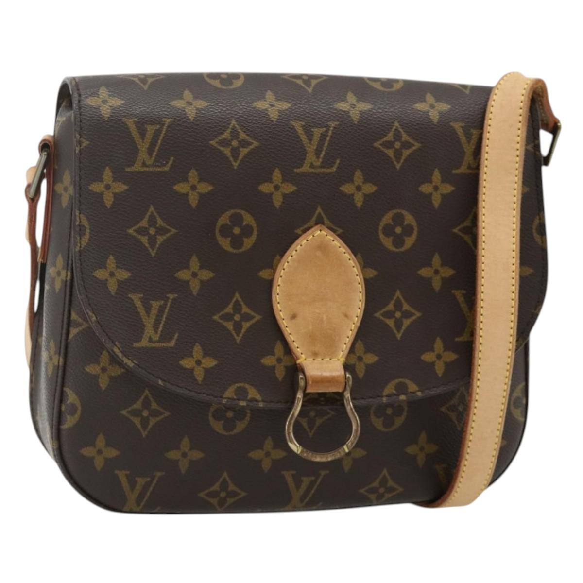 LOUIS VUITTON Monogram Saint Cloud GM Shoulder Bag M51242 LV Auth ep13993