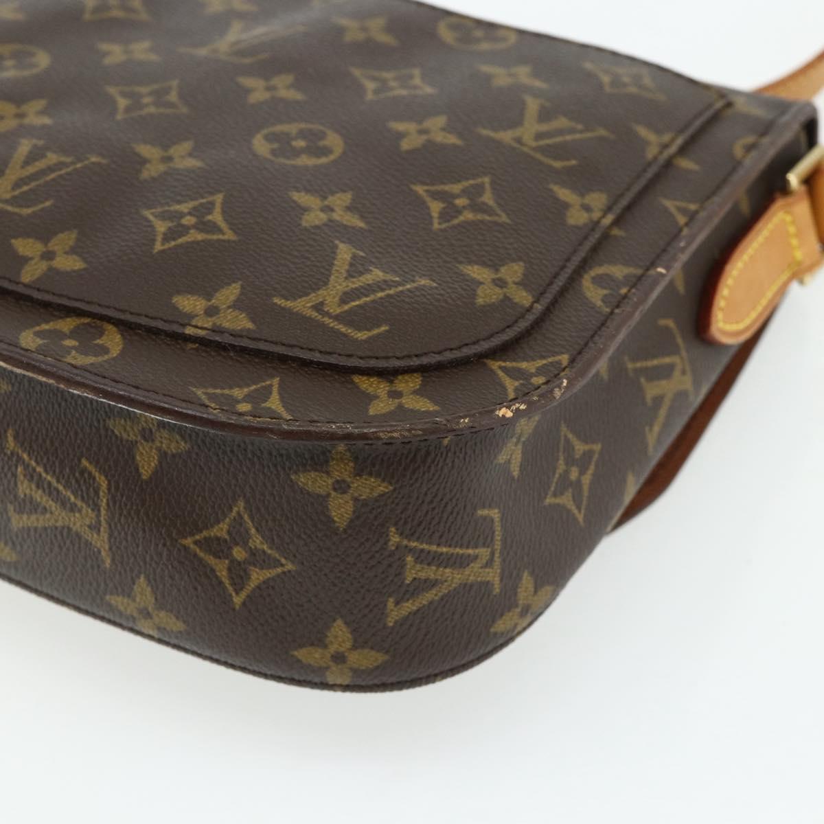 LOUIS VUITTON Monogram Saint Cloud GM Shoulder Bag M51242 LV Auth ep13994