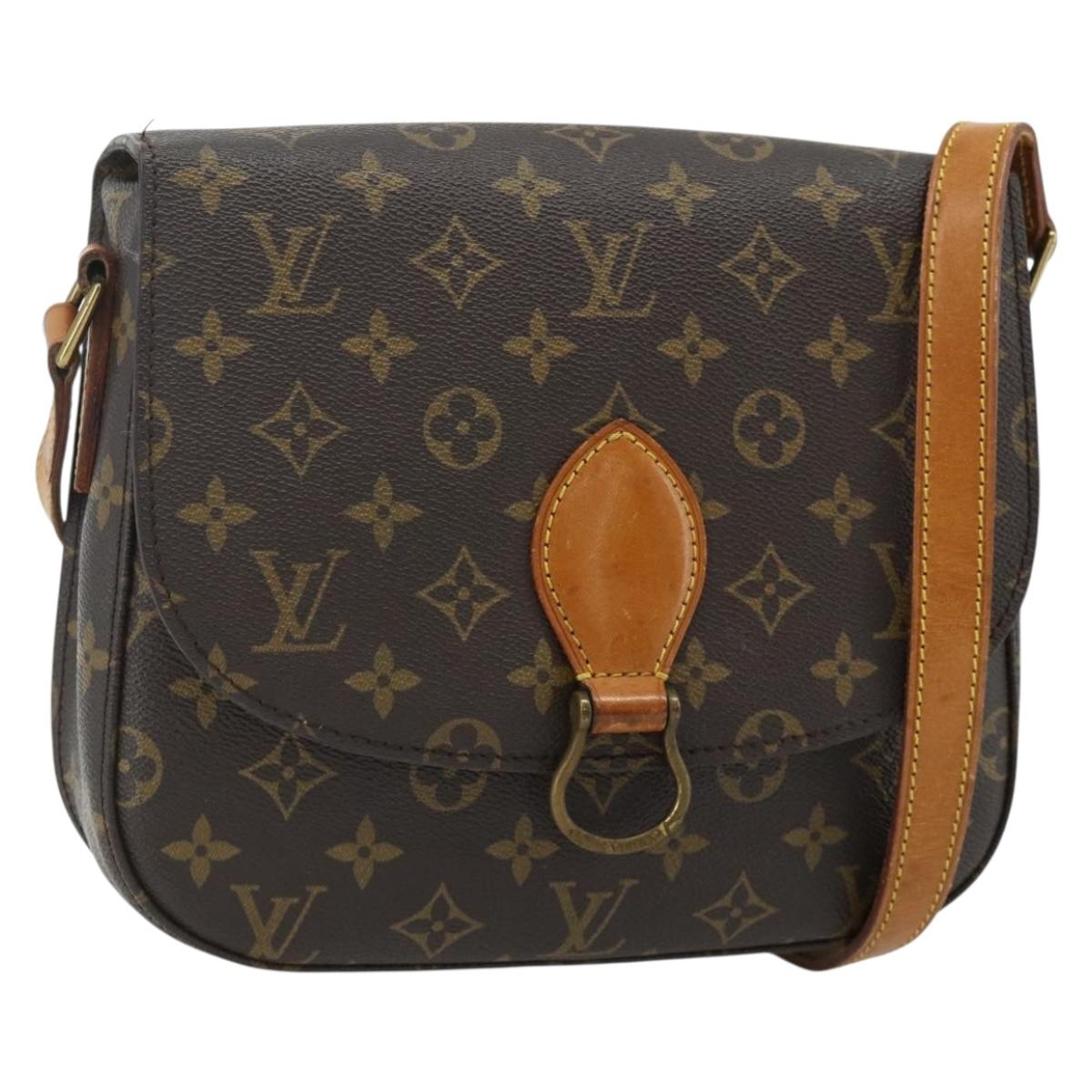 LOUIS VUITTON Monogram Saint Cloud GM Shoulder Bag M51242 LV Auth ep13995