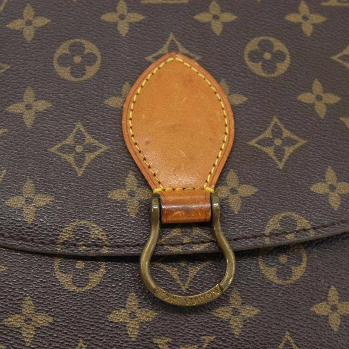 LOUIS VUITTON Monogram Saint Cloud GM Shoulder Bag M51242 LV Auth ep13995