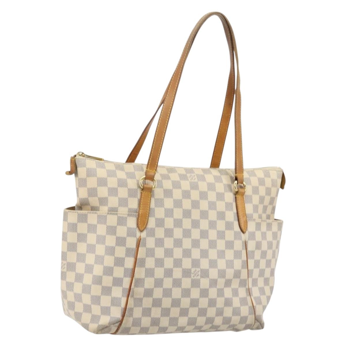 LOUIS VUITTON Damier Azur Totally MM Tote Bag N51262 LV Auth ep14003