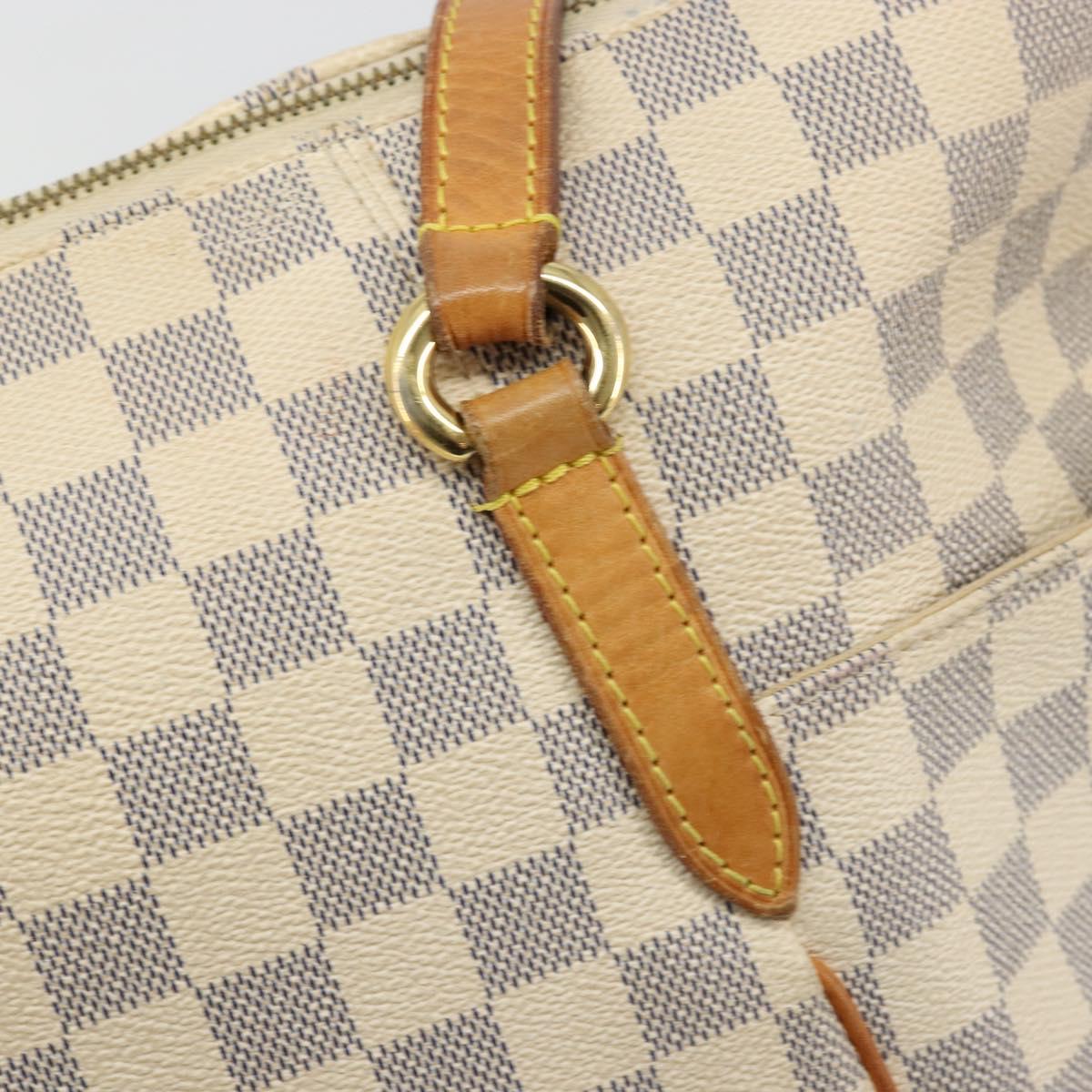 LOUIS VUITTON Damier Azur Totally MM Tote Bag N51262 LV Auth ep14003