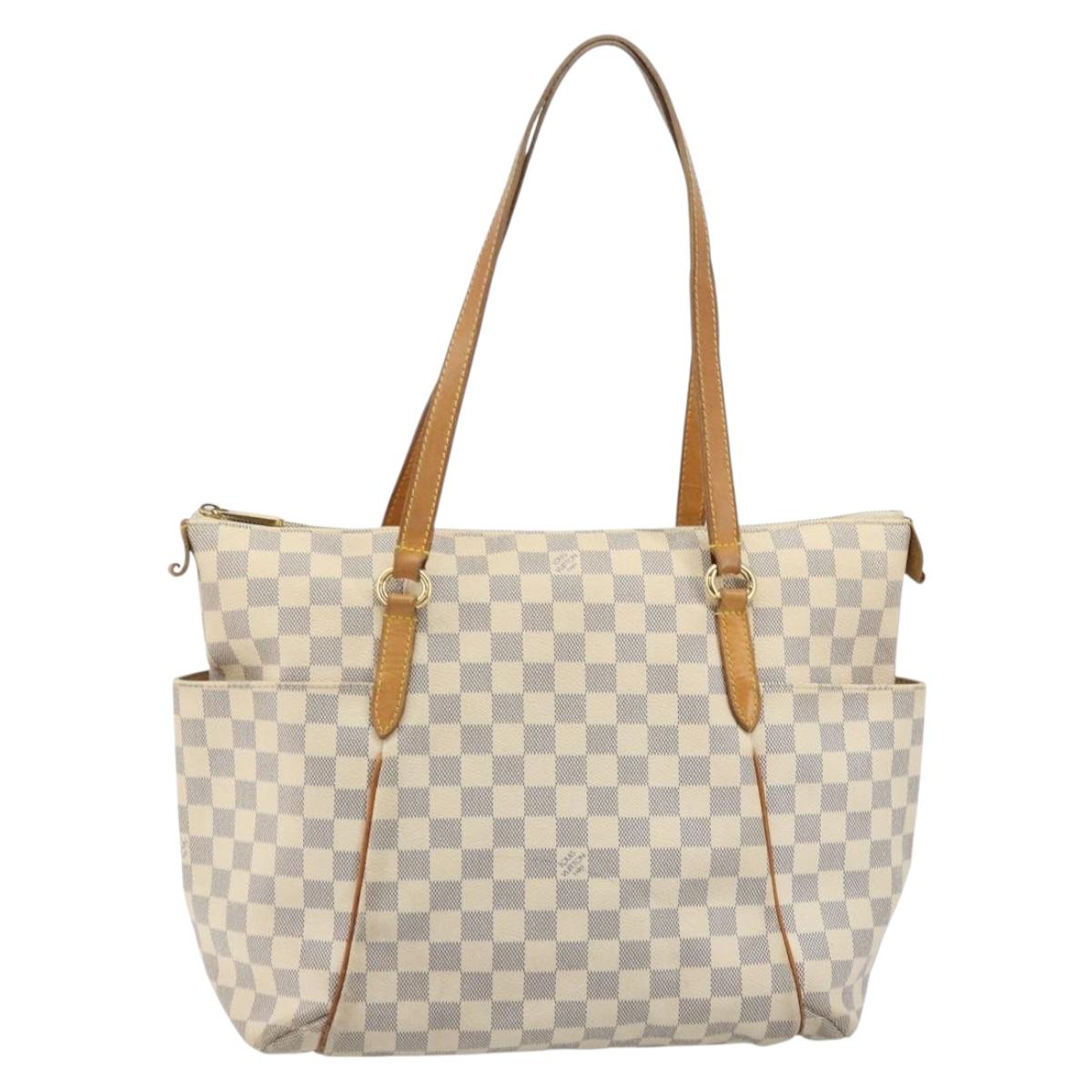 LOUIS VUITTON Damier Azur Totally MM Tote Bag N51262 LV Auth ep14003