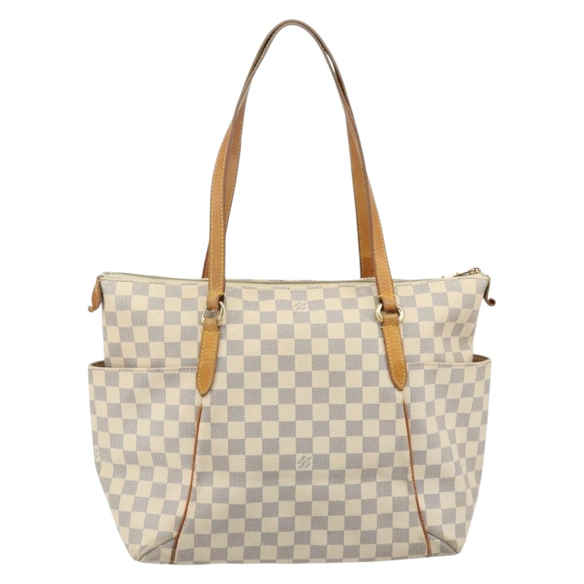 LOUIS VUITTON Damier Azur Totally MM Tote Bag N51262 LV Auth ep14003