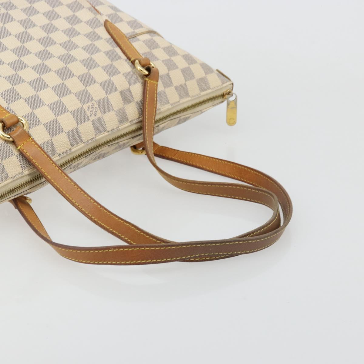 LOUIS VUITTON Damier Azur Totally MM Tote Bag N51262 LV Auth ep14003