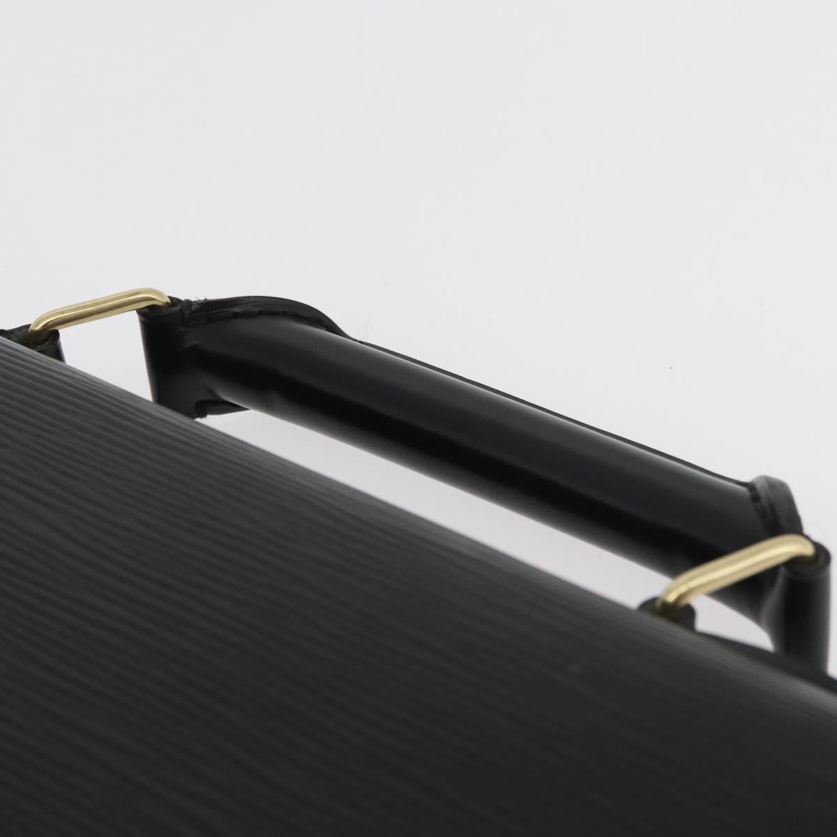 LOUIS VUITTON Epi ServietteConseiller Business Bag Black M54422 LV Auth ep14005A