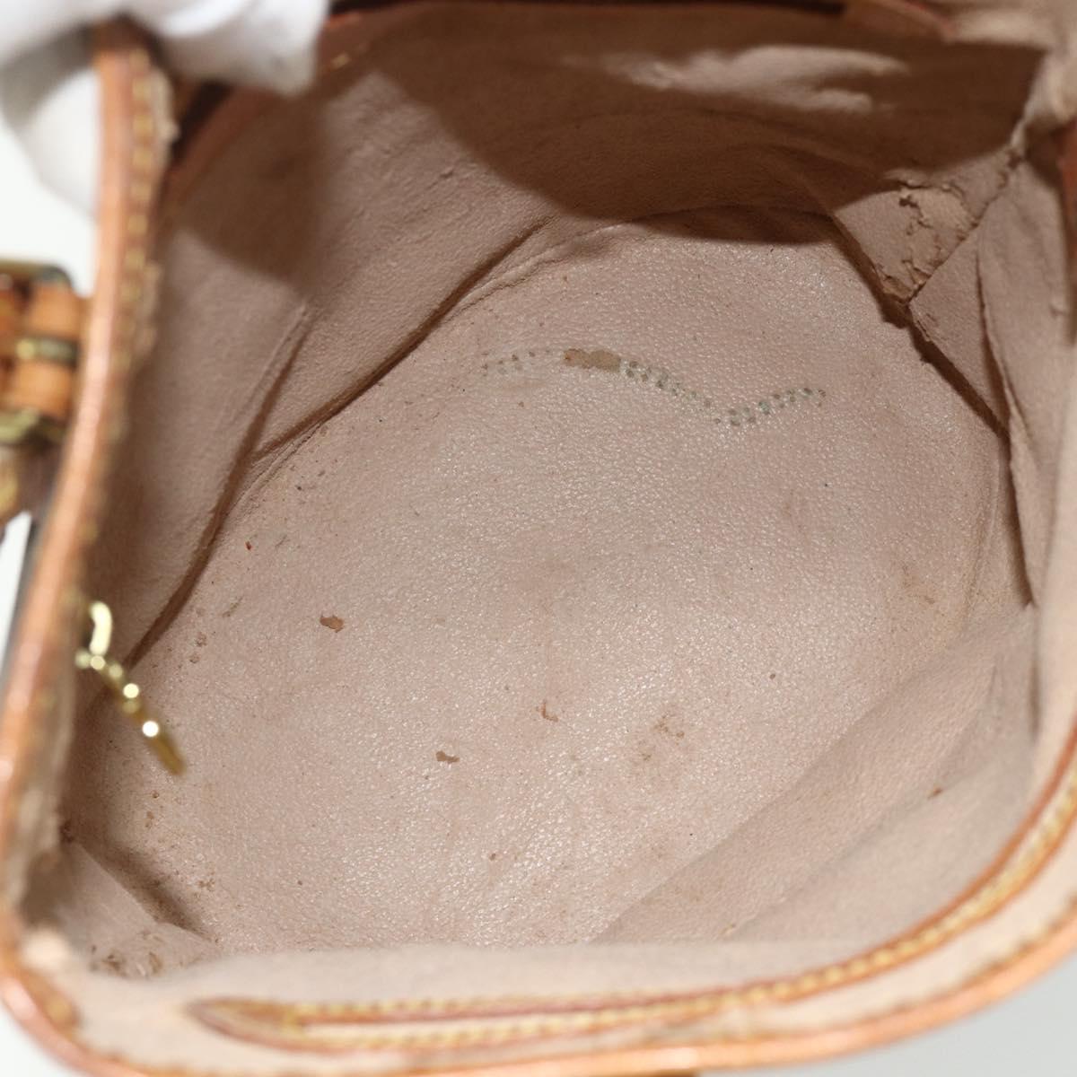 LOUIS VUITTON Monogram Bucket PM Shoulder Bag M42238 LV Auth ep14017
